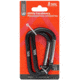 Survive Outdoors Longer Utility Carabiner, 8 cm, 2 Pack, Black, 0140-0034