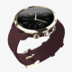 Suunto 3 Fitness Watch, Gold Case/ Burgundy Silicone Strap SS050054000