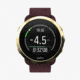 Suunto 3 Fitness Watch, Gold Case/ Burgundy Silicone Strap SS050054000