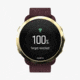 Suunto 3 Fitness Watch, Gold Case/ Burgundy Silicone Strap SS050054000