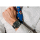 Szanto Automatic Officer Watches, Black Dial, Black Strap, Steel, One Size, SZ 6201E