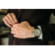 Szanto Automatic Officer Watches, Ivory Dial, Black Strap, Steel, One Size, SZ 6305E