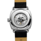 Szanto Automatic Officer Watches, Silver Dial, Black Strap, Steel, One Size, SZ 6202E