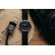 Szanto Heritage Aviator Watches, Black Dial, Black Strap, Steel, One Size, SZ 2751