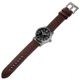Szanto Heritage Aviator Watches, Black Dial, Brown Strap, Steel, One Size, SZ 2754