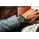 Szanto Heritage Aviator Watches, Green Dial, Brown Strap, Steel, One Size, SZ 2755