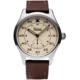 Szanto Heritage Aviator Watches, Ivory Dial, Brown Strap, Steel, One Size, SZ 2752