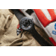 Szanto Icon Frank Stephenson Cosmos Watches, Black Dial, Black Strap, Black, One Size, IC-FS-9001