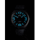 Szanto Icon Frank Stephenson Cosmos Watches, Black Dial, Gray Strap, GRAY, One Size, IC-FS-9002