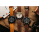 Szanto Pilot Watches, Black Dial, Brown Strap, A. Gold, One Size, SZ 4552