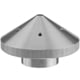 T-H Marine G-Force Eliminator Trolling Motor Prop Nut - Minnkota 30-75 Models, Clear, GFEL-MKS-C-DP