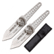 TAC Force 2 Throwing Knife Set, 3Cr13 Stainless Steel Stainless Steel, Satin, TF-TK001-2