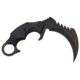 TAC Force Hawkbill Fixed Blade Knife, 5 in, 3Cr13 Stainless Steel Stainless Steel, Black, TF-FIX016BK