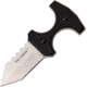 TAC Force Push Dagger Satin Knife, 2 satin finish 3Cr13 stainless blade, Black G10 handle, TF-FIX013S