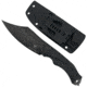 Takumitak Alert Fixed Blade Knife, 5in, D2, Clip Point, G10 Handle, Black Stonewash, TKF210SW