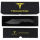 Takumitak Alert Fixed Blade Knife, 5in, D2, Clip Point, G10 Handle, Black Stonewash, TKF210SW
