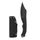 Takumitak Alert Fixed Blade Knife, 5in, D2, Clip Point, G10 Handle, Black Stonewash, TKF210SW
