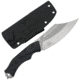 Takumitak Alert Fixed Blade Knife, 5in, D2, Clip Point, G10 Handle, Silver, TKF210SL