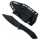 Takumitak Asym Fixed Blade Knife, 4.45 in Blade , 3cr13, Black, TKF318
