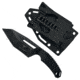 Takumitak Big Head Fixed Blade Knife, 3.25in, 3Cr13 Blade, Modified Tanto Blade, FRN, Black, TKF3S02