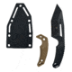 Takumitak Big Head Fixed Blade Knife, 3.25in, 3Cr13 Blade, Modified Tanto Blade, FRN, Black, TKF3S02