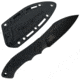 Takumitak Day 500 Fixed Blade Knife, 4.5in, D2, Sheepsfoot, G10 Handle, Black, TKF206BK