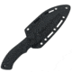 Takumitak Day 500 Fixed Blade Knife, 4.5in, D2, Sheepsfoot, G10 Handle, Black, TKF206BK