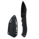 Takumitak Day 500 Fixed Blade Knife, 4.5in, D2, Sheepsfoot, G10 Handle, Black, TKF206BK