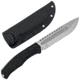 Takumitak Exit Point Fixed Blade Knife, 5.5in, D2, Drop Point, G10 Handle, Silver, TKF211SL