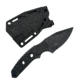 Takumitak Golden Ratio Fixed Blade Knife, 2.5 in Blade , 3cr13, Black, TKF3S03