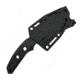 Takumitak Golden Ratio Fixed Blade Knife, 2.5 in Blade , 3cr13, Black, TKF3S03