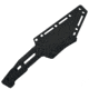 Takumitak Heat Fixed Blade Knife, 4.5 in Blade, 3cr13, Black, TKF301