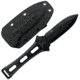 Takumitak Hidden Anger Fixed Blade Knife, 3.5in, D2, Spear Point, G10 Handle, Black, TKF205BK