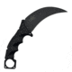 Takumitak Midnight Fixed Blade Knife, 4.75 in Blade , 3cr13, Black, TKF307