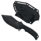 Takumitak Neuter Fixed Blade Knife, 4.5in, 3Cr13 Blade, Drop Point, FRN, Black, TKF319