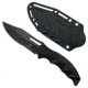 Takumitak Obsidian Fixed Blade Knife, 4.25 in Blade , 3cr13, Black, TKF317