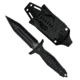 Takumitak Protector Fixed Blade Knife, 4.5 in, 3cr13, Black, TKF303