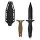 Takumitak Protector Fixed Blade Knife, 4.5 in, 3cr13, Black, TKF303