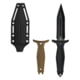 Takumitak Protector Fixed Blade Knife, 4.5 in, 3cr13, Black, TKF303