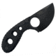 Takumitak Skinner Fixed Blade Knife, 2.5 in Blade , 3cr13, Black, TKF3S01