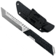 Takumitak Solution Fixed Blade Knife, 5.75in, D2, Tanto, G10 Handle, Silver, TKF216SL