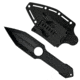 Takumitak Steel Rain Fixed Blade Knife, 4.63 in Blade , 3cr13, Black, TKF314