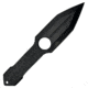 Takumitak Steel Rain Fixed Blade Knife, 4.63 in Blade , 3cr13, Black, TKF314