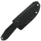 Takumitak Takumi Fixed Blade Knife, 4.5in, D2, Drop Point, G10 Handle, Black, TKF208BK