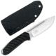 Takumitak Takumi Fixed Blade Knife, 4.5in, D2, Drop Point, G10 Handle, Silver, TKF208SL