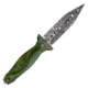 Takumitak Protector Fixed Blade Knife, 4.5in, 3cr13 Blade, Spear Point Blade, Fiberglass Reinforced Nylon, Green, TKF503GN-CS