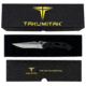 Takumitak Unhinged Fixed Blade Knife, 5in, D2, Drop Point Recurve, G10 Handle, Silver, TKF209SL