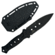 Takumitak Unrestricted Fixed Blade Knife, 4.5in, 3Cr13 Blade, Spear Point, FRN, Black, TKF316