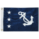 Taylor Made Nylon Officer Flag 12in x 18in Past Commodore, 93082
