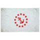 Taylor Made Nylon Officer Flag 12in x 18in Rear Commodore, 93078